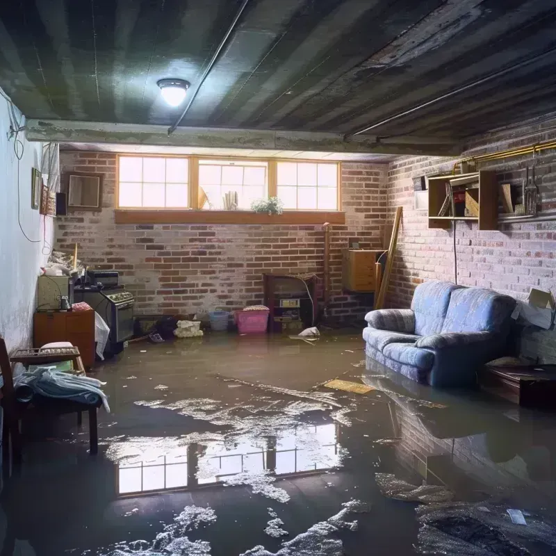 Flooded Basement Cleanup in Saxapahaw, NC